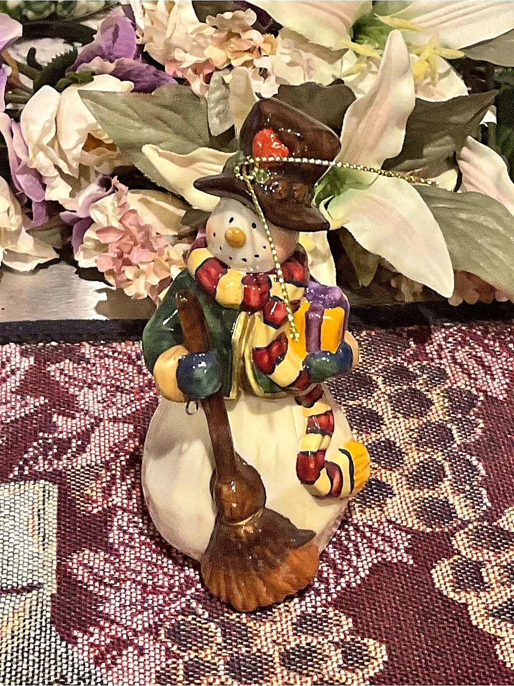 Shelf # 1–Multicolor Snowman Figurine Decor